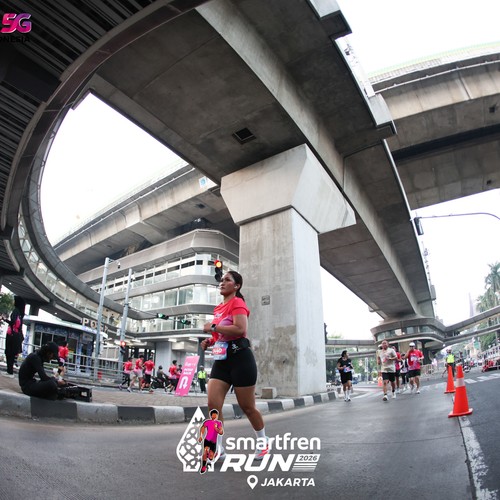 Race photo from SMARTFREN RUN 2026