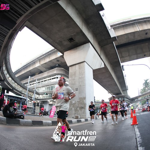 Race photo from SMARTFREN RUN 2026