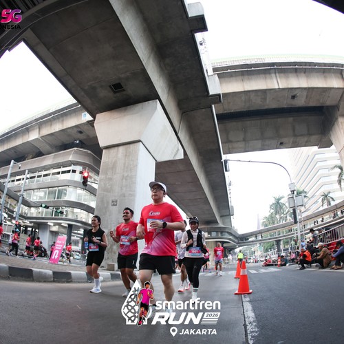 Race photo from SMARTFREN RUN 2026