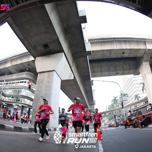 Race photo from SMARTFREN RUN 2026