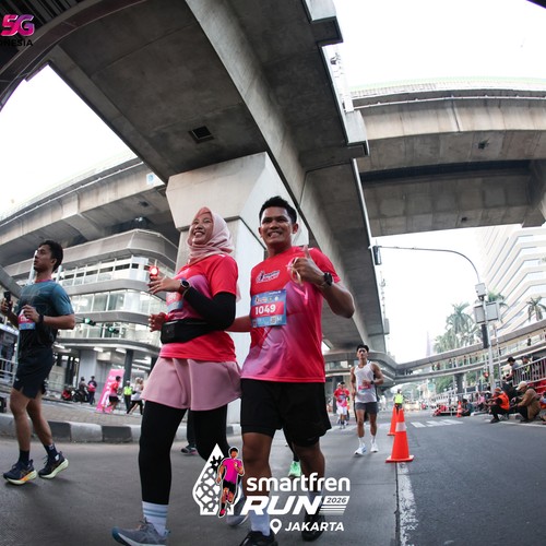 Race photo from SMARTFREN RUN 2026