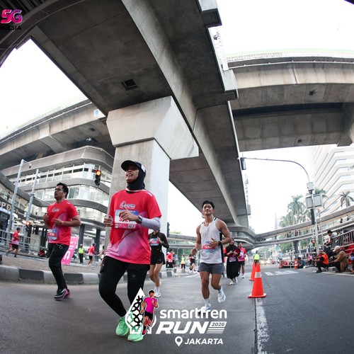Race photo from SMARTFREN RUN 2026