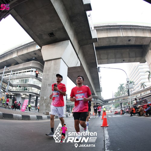 Race photo from SMARTFREN RUN 2026