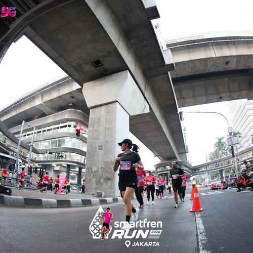 Race photo from SMARTFREN RUN 2026