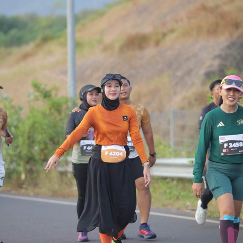 Race photo from KEDIRI HALF MARATHON 2026