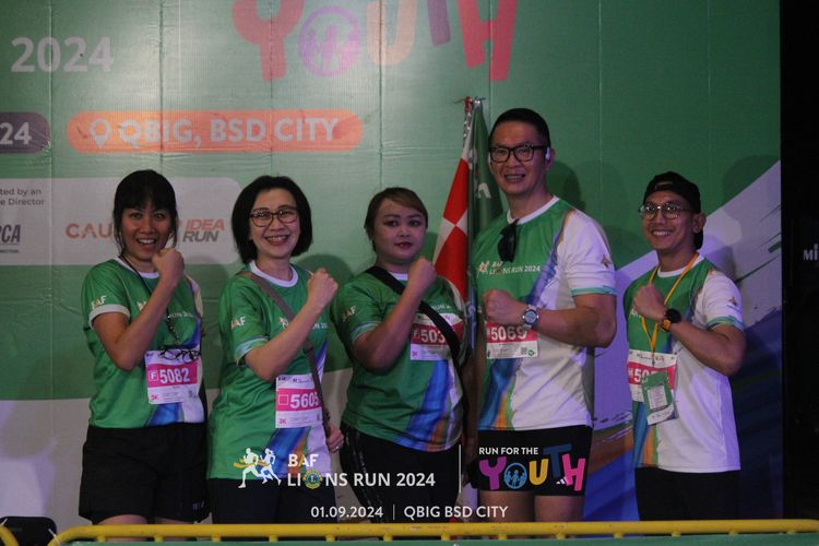 Race photo from BAF LIONS RUN 2024