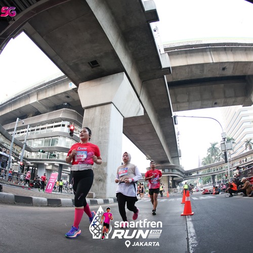 Race photo from SMARTFREN RUN 2026