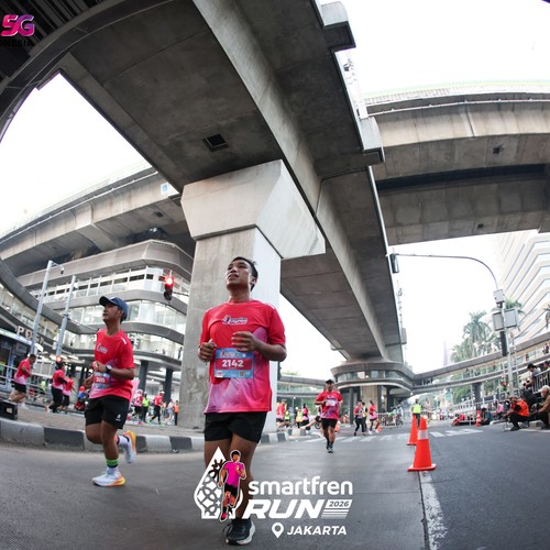 Race photo from SMARTFREN RUN 2026