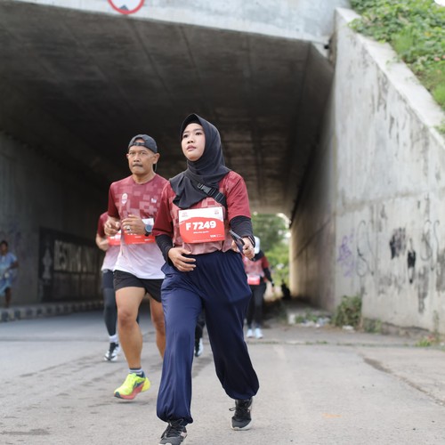 Race photo from KEDIRI HALF MARATHON 2026