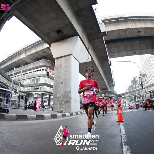 Race photo from SMARTFREN RUN 2026