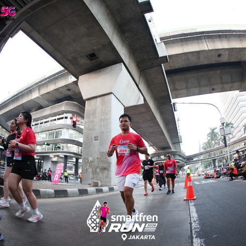 Race photo from SMARTFREN RUN 2026