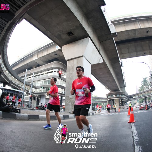 Race photo from SMARTFREN RUN 2026
