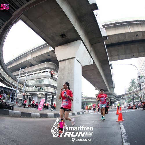 Race photo from SMARTFREN RUN 2026