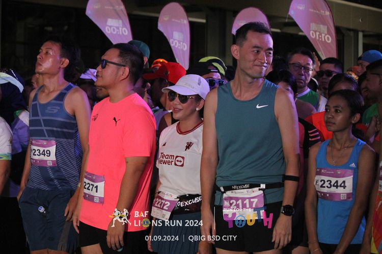 Race photo from BAF LIONS RUN 2024