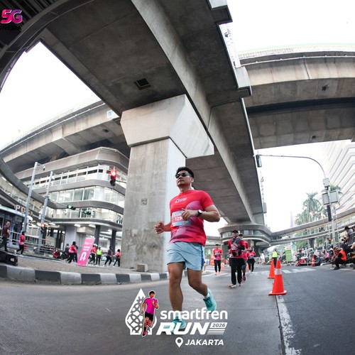 Race photo from SMARTFREN RUN 2026