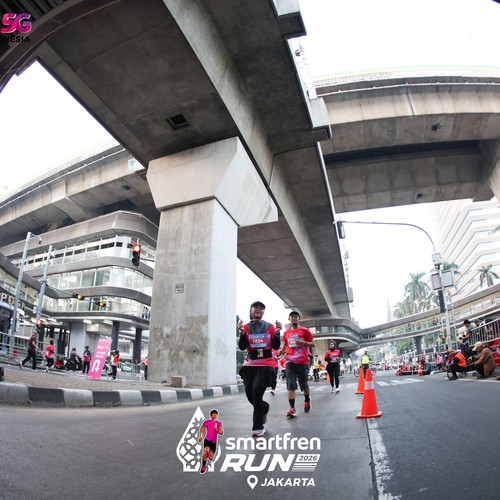 Race photo from SMARTFREN RUN 2026