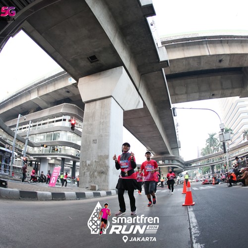 Race photo from SMARTFREN RUN 2026