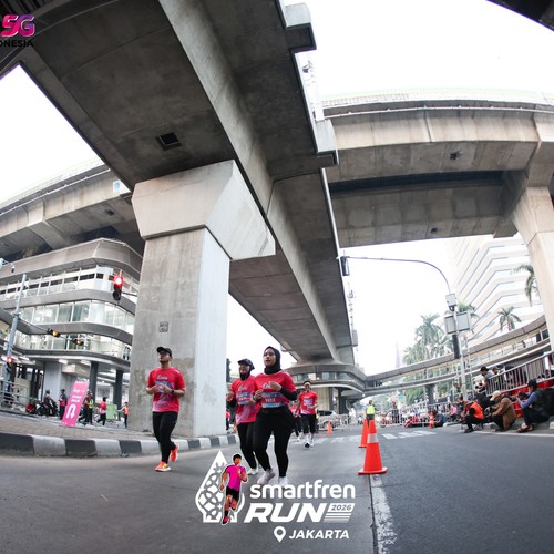Race photo from SMARTFREN RUN 2026