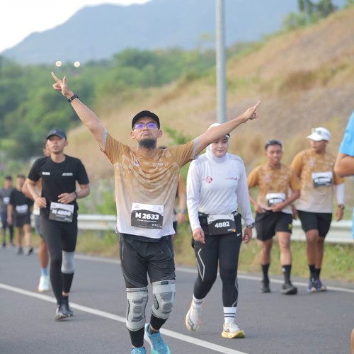 Race photo from KEDIRI HALF MARATHON 2026