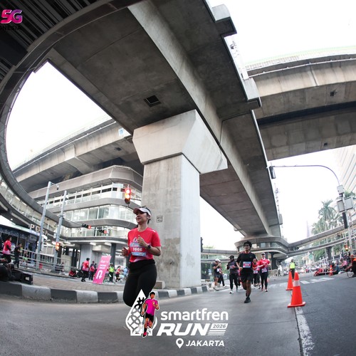 Race photo from SMARTFREN RUN 2026