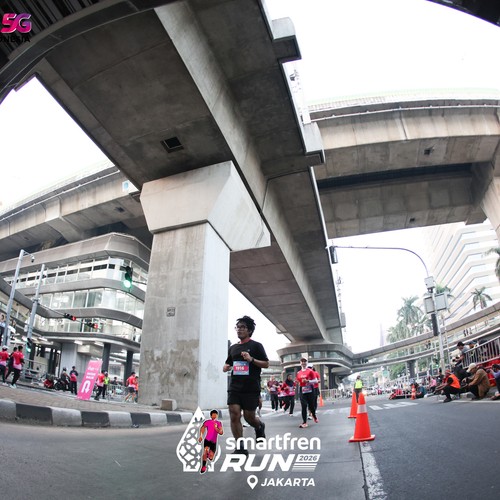 Race photo from SMARTFREN RUN 2026