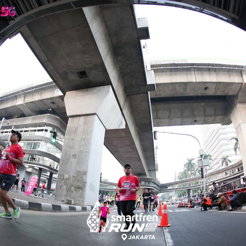 Race photo from SMARTFREN RUN 2026