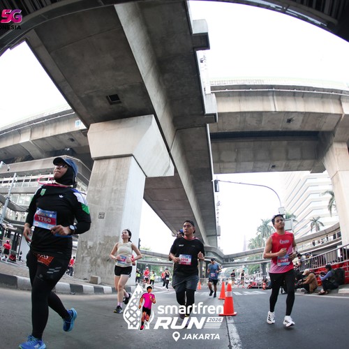 Race photo from SMARTFREN RUN 2026