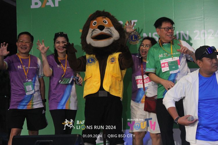 Race photo from BAF LIONS RUN 2024