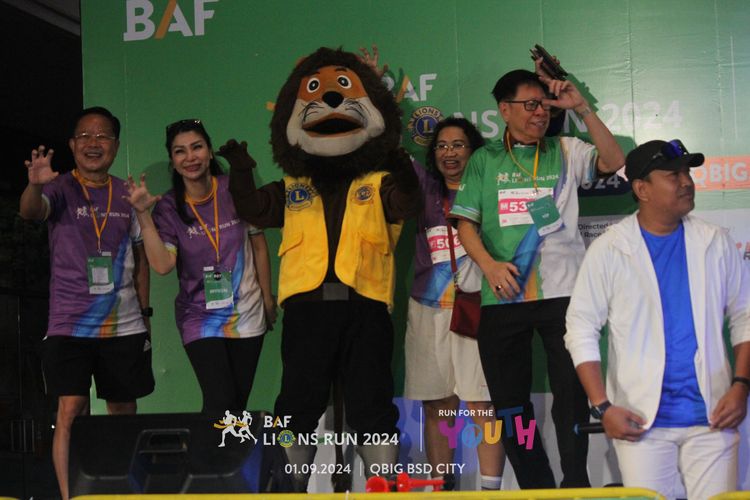 Race photo from BAF LIONS RUN 2024