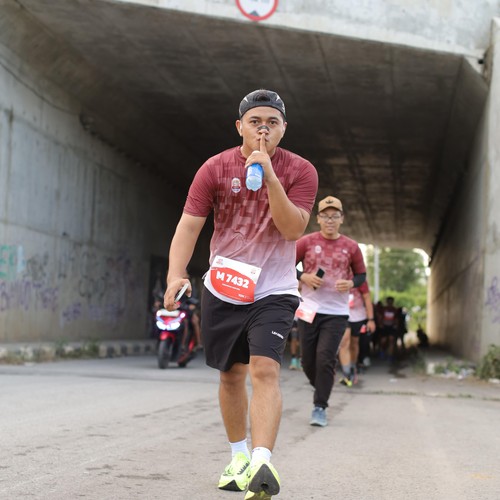 Race photo from KEDIRI HALF MARATHON 2026