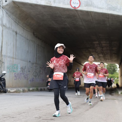 Race photo from KEDIRI HALF MARATHON 2026