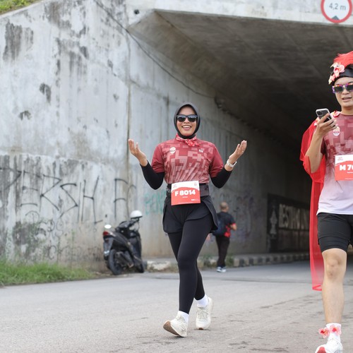 Race photo from KEDIRI HALF MARATHON 2026