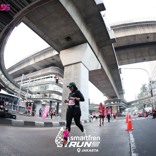 Race photo from SMARTFREN RUN 2026