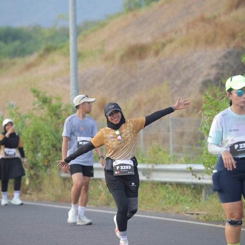 Race photo from KEDIRI HALF MARATHON 2026