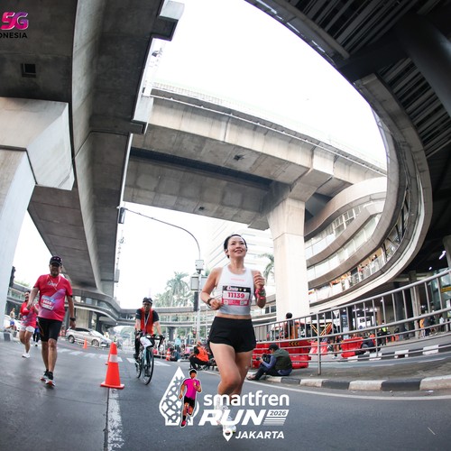 Race photo from SMARTFREN RUN 2026
