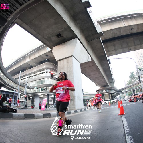 Race photo from SMARTFREN RUN 2026