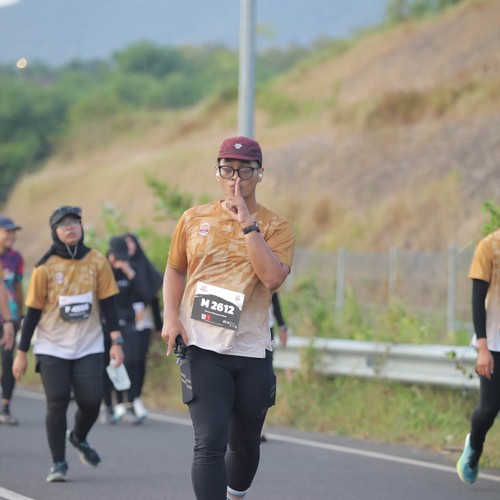 Race photo from KEDIRI HALF MARATHON 2026