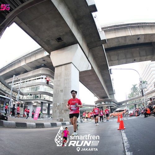 Race photo from SMARTFREN RUN 2026