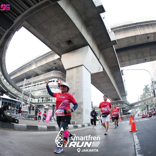 Race photo from SMARTFREN RUN 2026