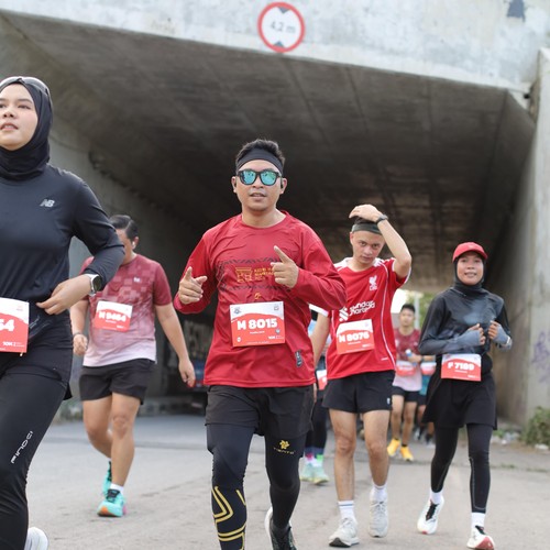 Race photo from KEDIRI HALF MARATHON 2026