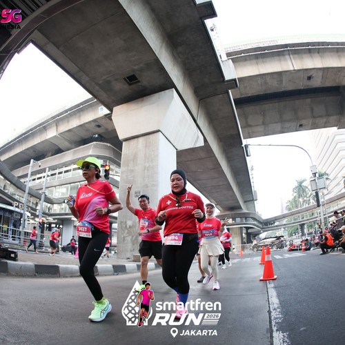 Race photo from SMARTFREN RUN 2026