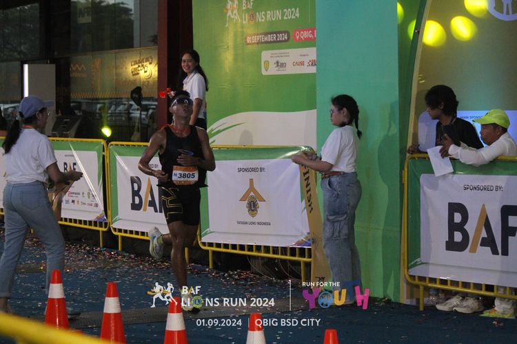 Race photo from BAF LIONS RUN 2024