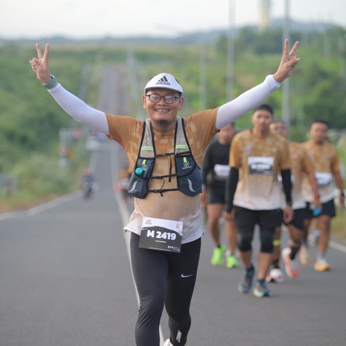 Race photo from KEDIRI HALF MARATHON 2026