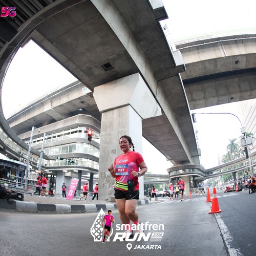 Race photo from SMARTFREN RUN 2026