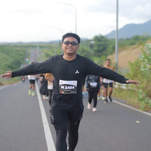 Race photo from KEDIRI HALF MARATHON 2026