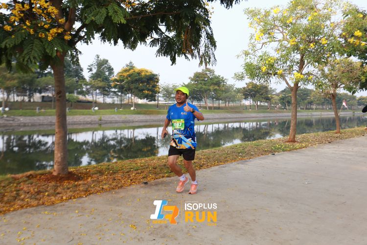 Race photo from ISOPlus Run 2024 Jakarta