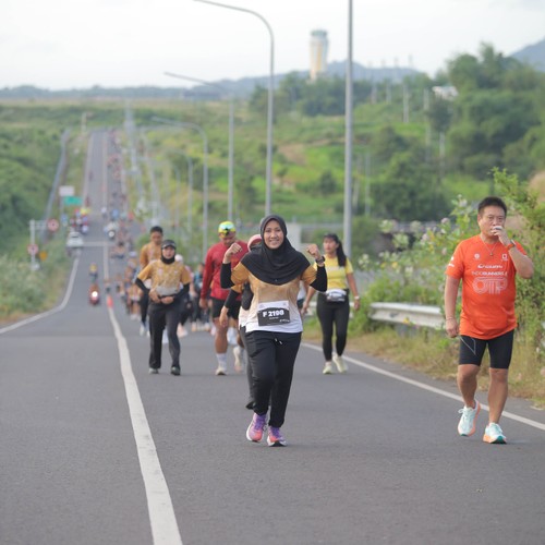 Race photo from KEDIRI HALF MARATHON 2026