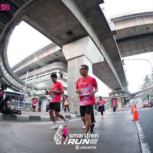 Race photo from SMARTFREN RUN 2026