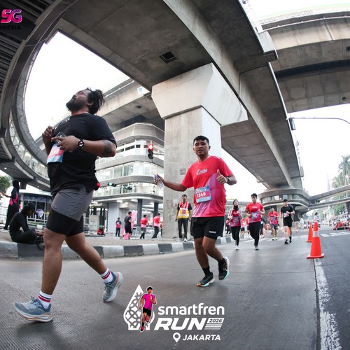 Race photo from SMARTFREN RUN 2026