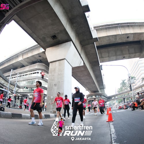 Race photo from SMARTFREN RUN 2026